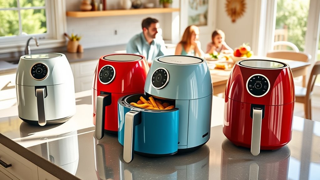 large family air fryers