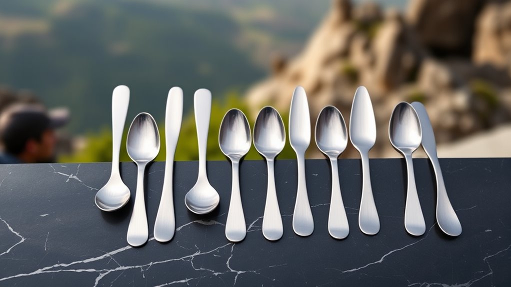 lightweight and durable titanium spoons