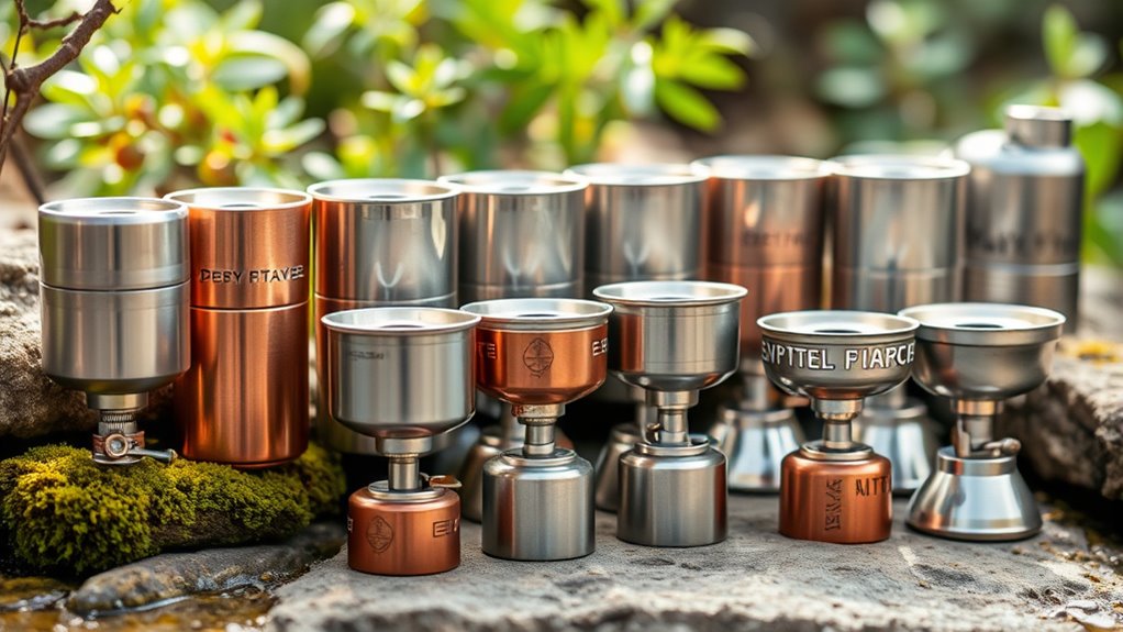 lightweight efficient penny stoves