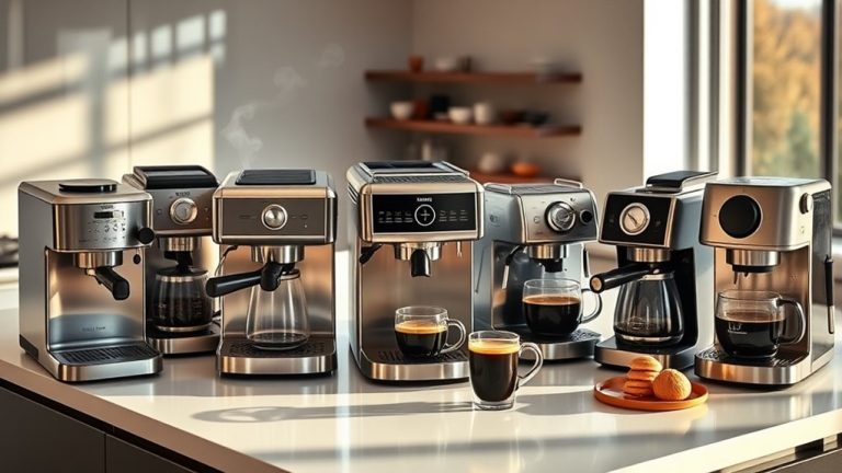 luxury coffee maker selection