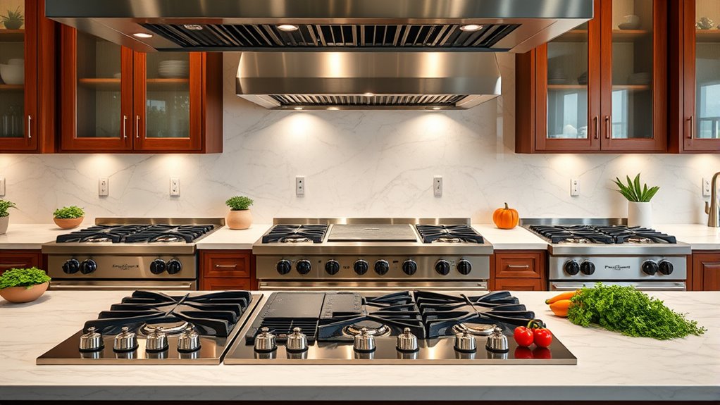 luxury gas stoves selection