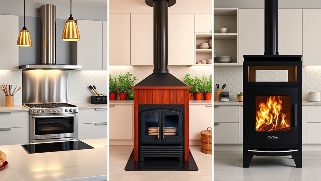 modern wood cook stoves
