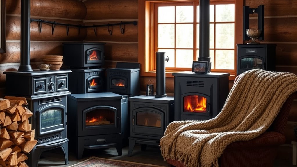 non electric wood stoves selection