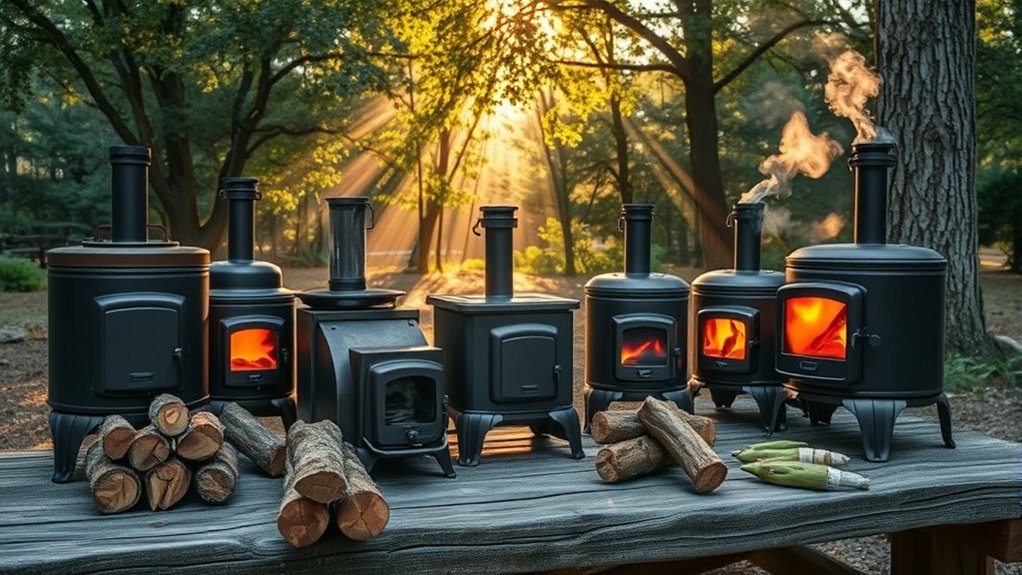 off grid wood cook stoves
