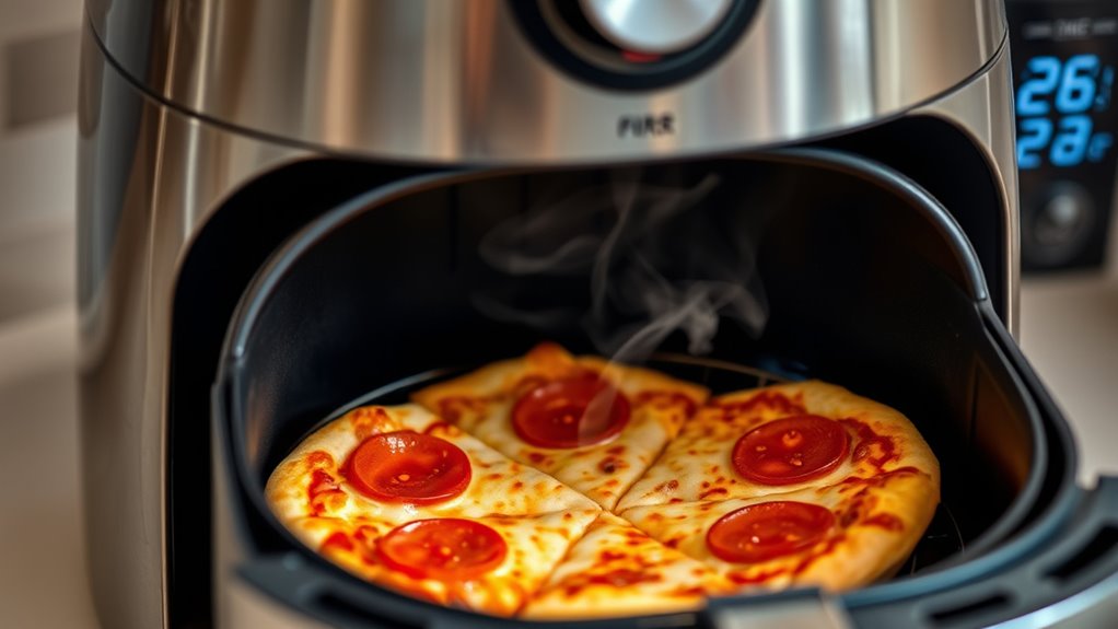 optimal air fryer pizza reheating
