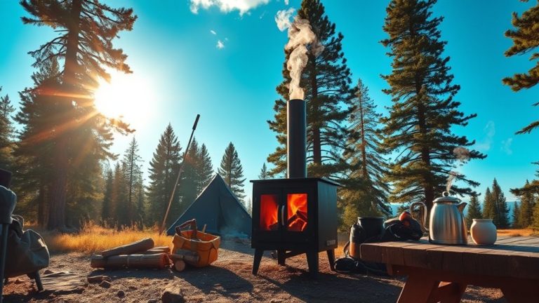 outdoor wood burning stoves