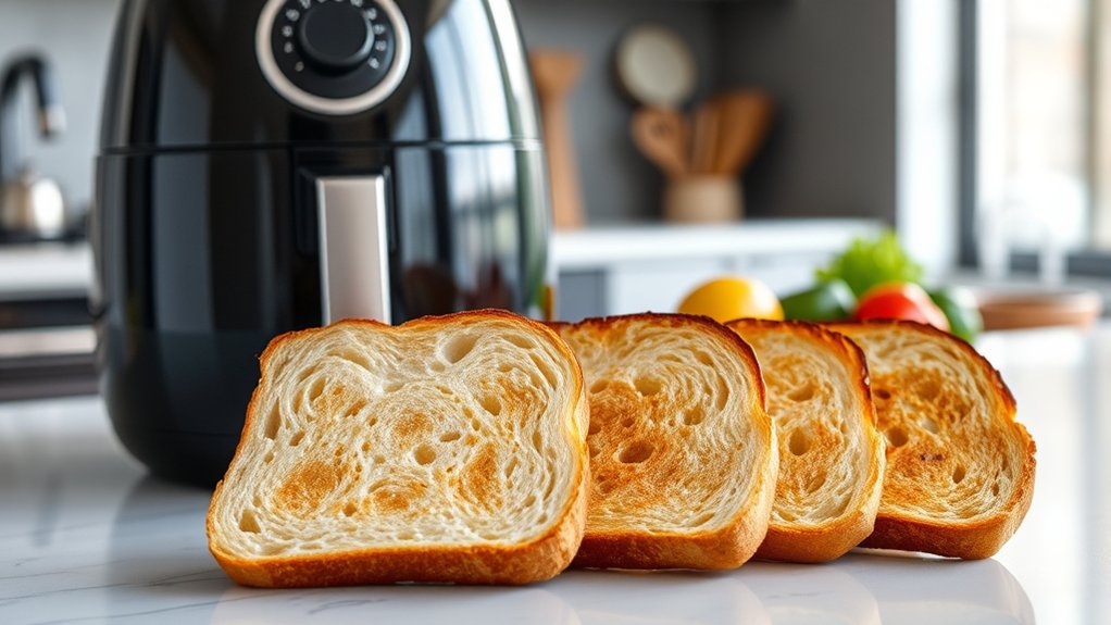 perfect air fryer toast