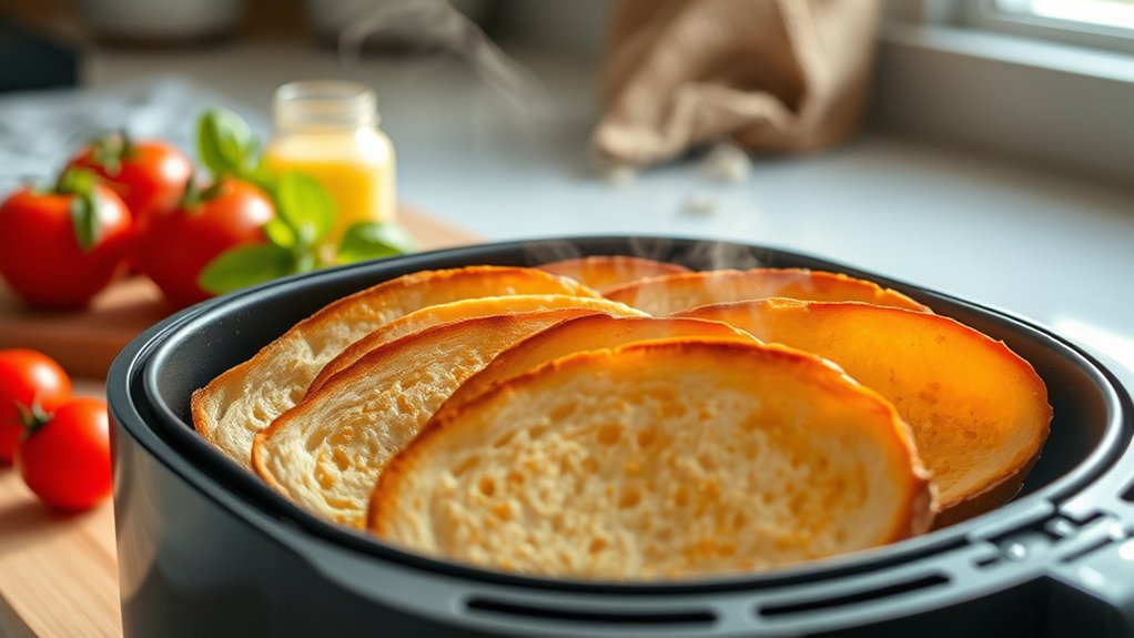 perfect air fryer toasting