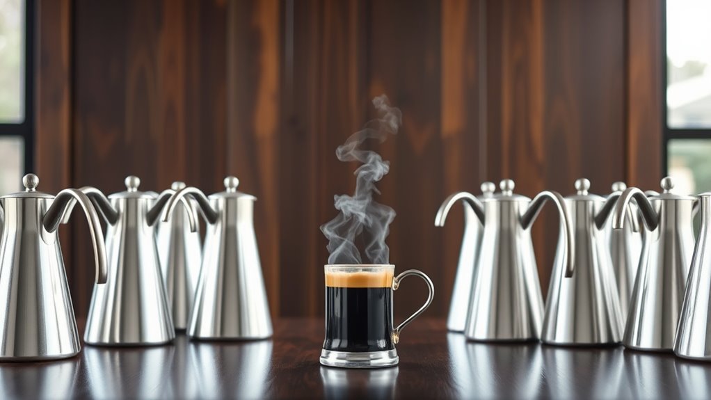 perfectly brewing gooseneck kettles