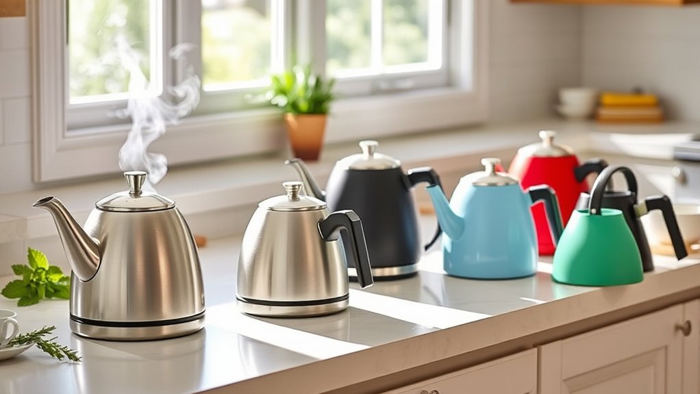 perfectly brewing tea kettles