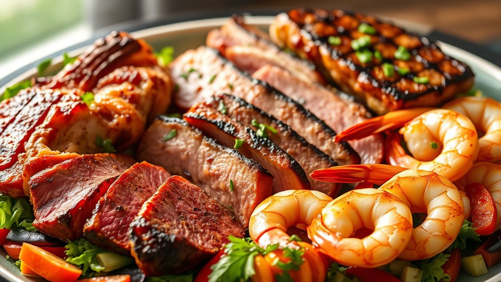 perfectly cooked air fryer meats