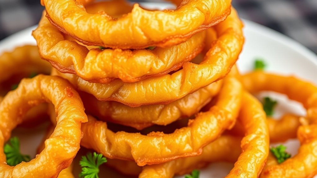 perfectly crunchy air fryer onion rings