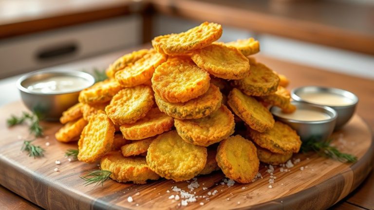 perfectly crunchy air fryer pickles