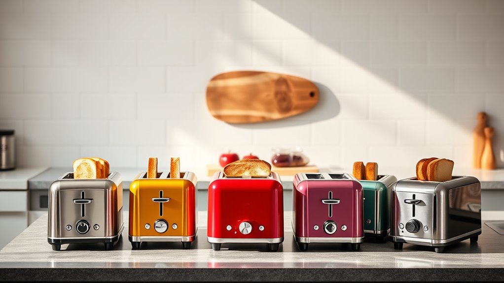 perfectly even browning toasters