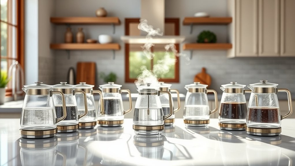 plastic free glass kettles