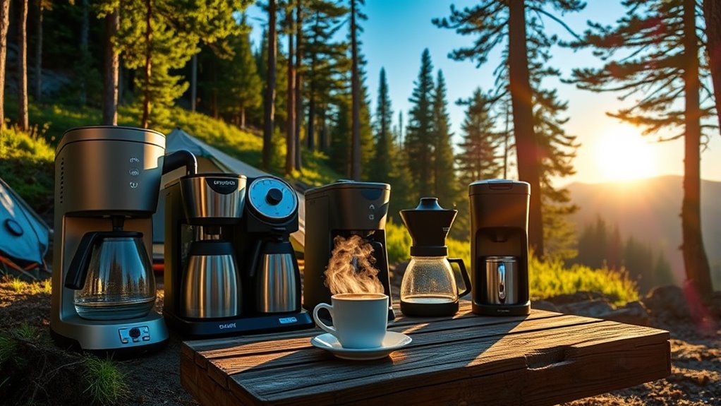 portable coffee makers outdoor