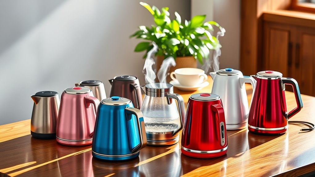 portable electric tea kettles