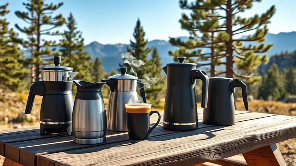 portable propane coffee makers
