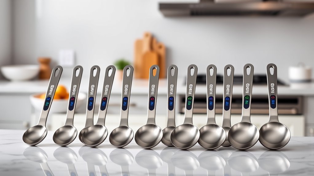 precision digital measuring spoons