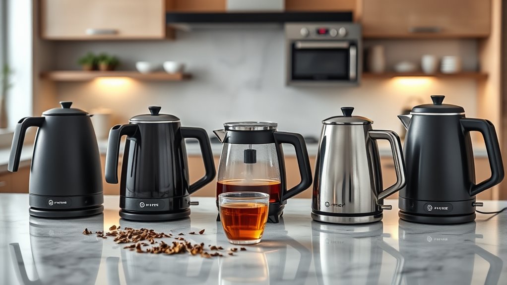 quiet electric tea kettles