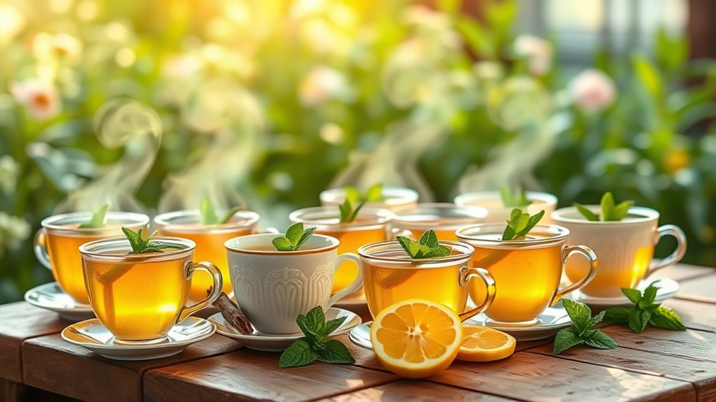 refreshing lemongrass tea selection