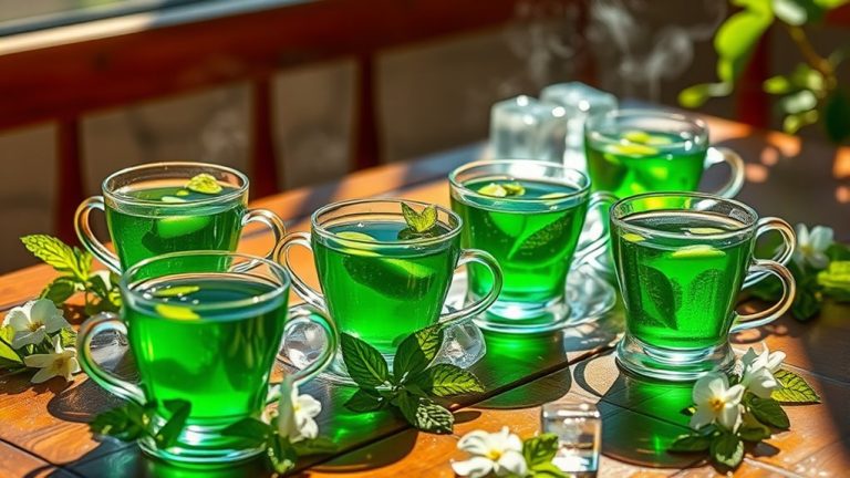 refreshing mint tea selection