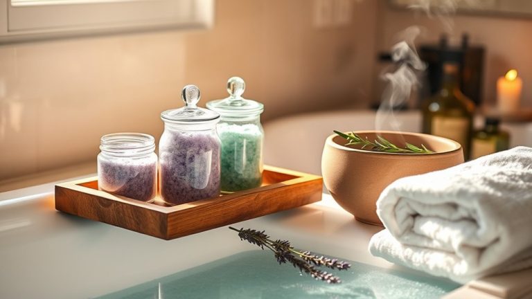 relaxing bath salt soaks
