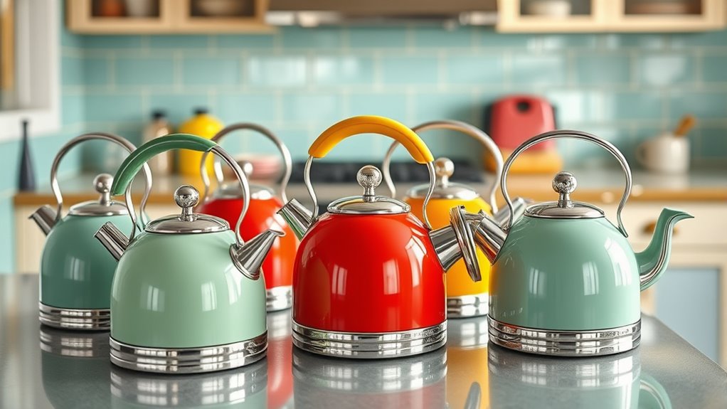 retro 1950s kettle list