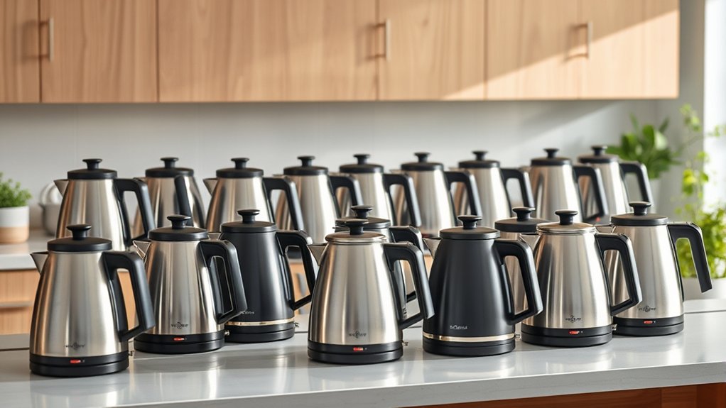 rust resistant electric kettles