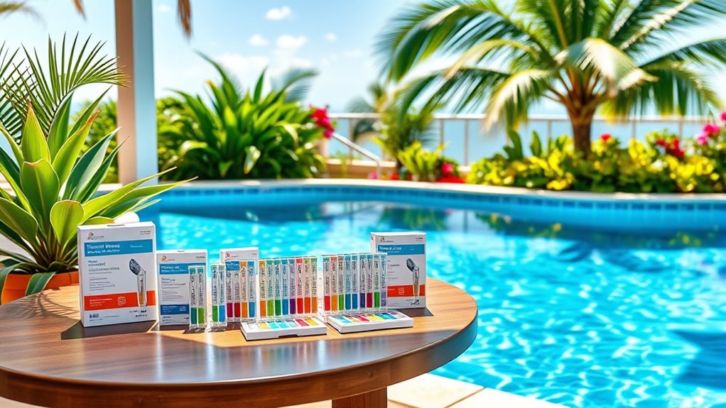 salt water pool testing