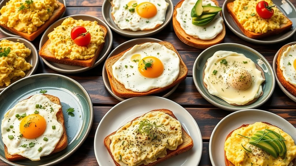 scrambled eggs toast recipes