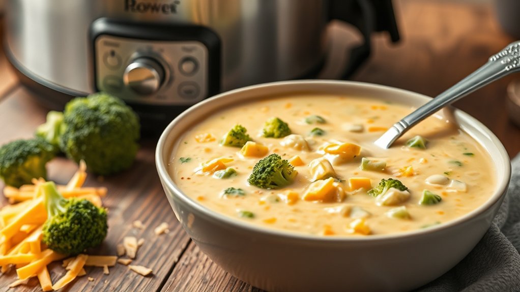 slow cooker broccoli cheese recipes