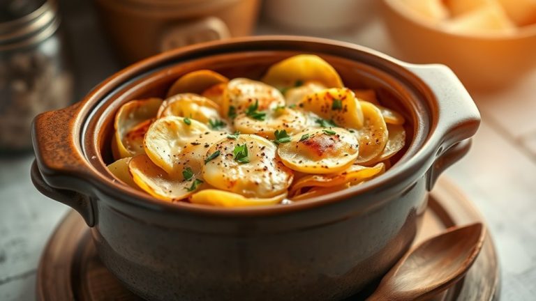 slow cooker scalloped potatoes