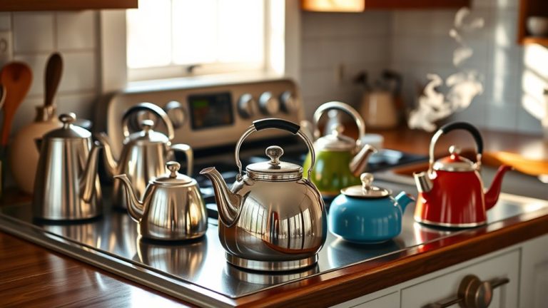 small tea kettles selection