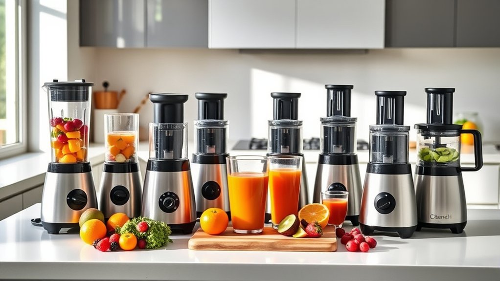 space saving blender juicer combos