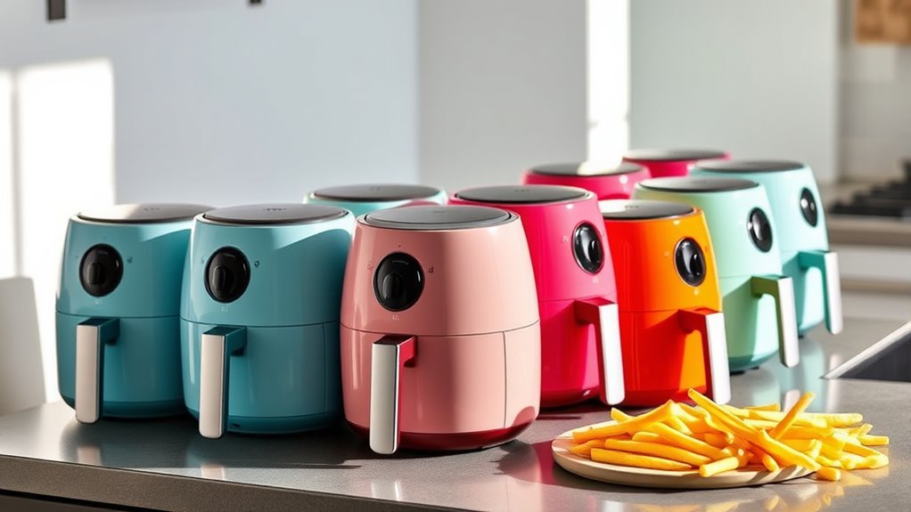 space saving compact air fryers