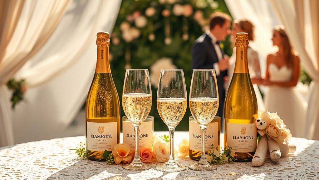 sparkling wines for weddings