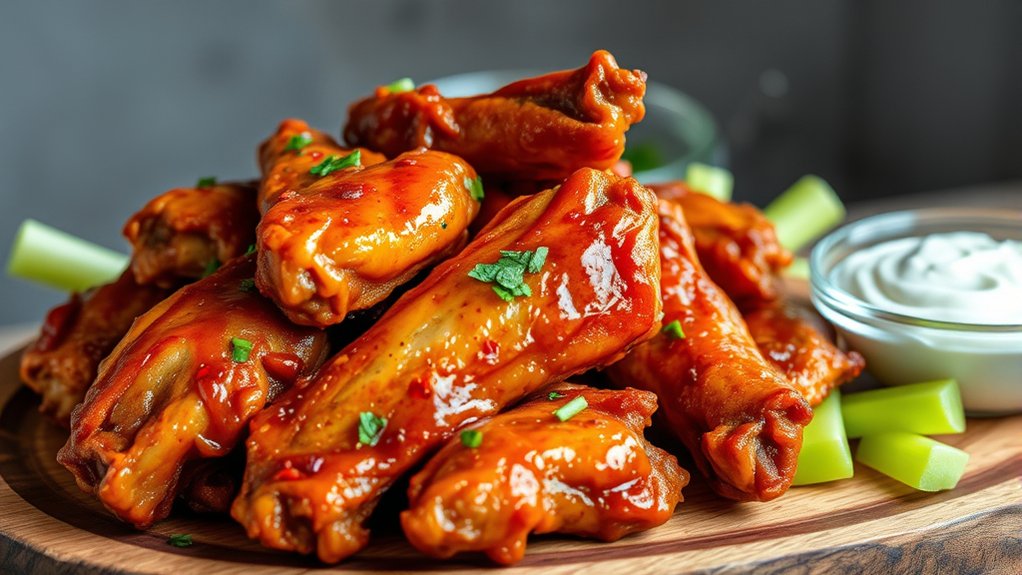spicy air fryer wings