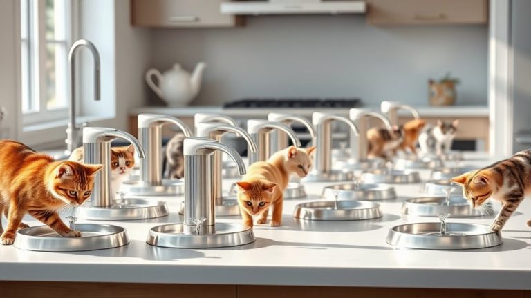 stainless steel cat fountains
