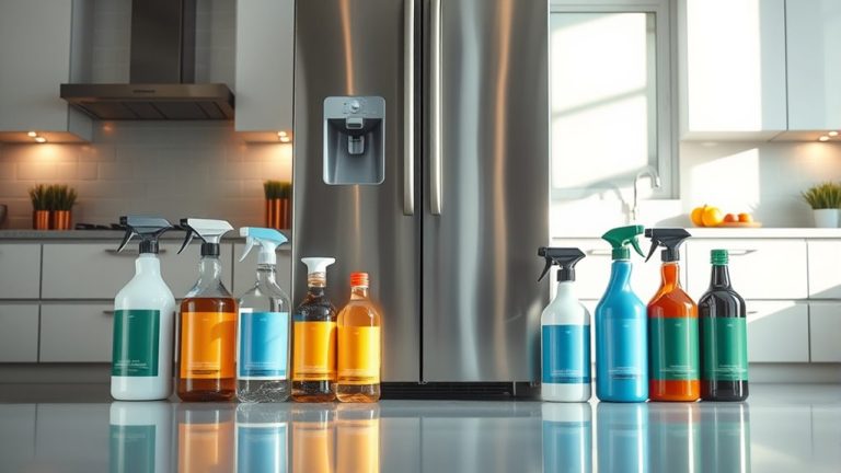 stainless steel refrigerator cleaners