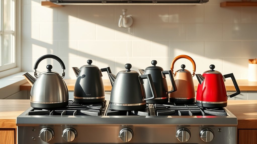 stylish and efficient kettles