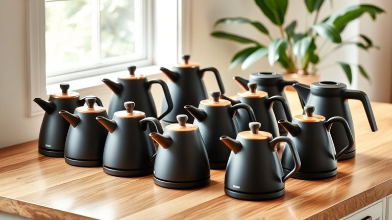 stylish black copper kettles