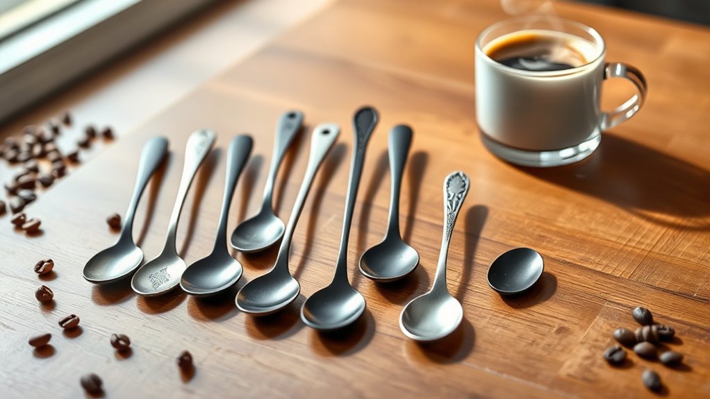 stylish coffee spoons collection