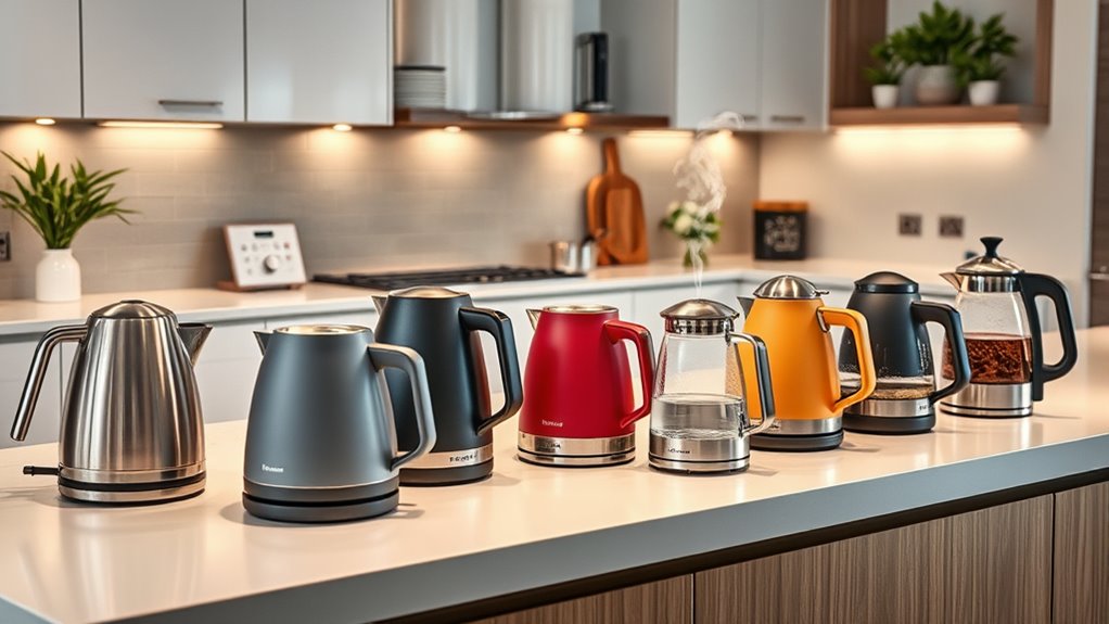 stylish electric kettle designs