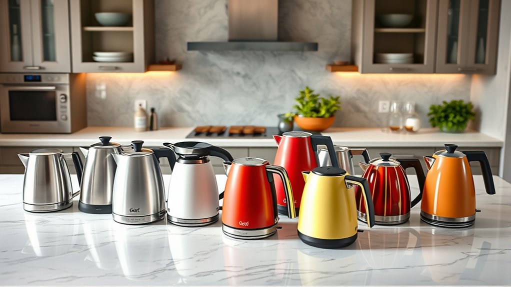 stylish electric kettles 2026