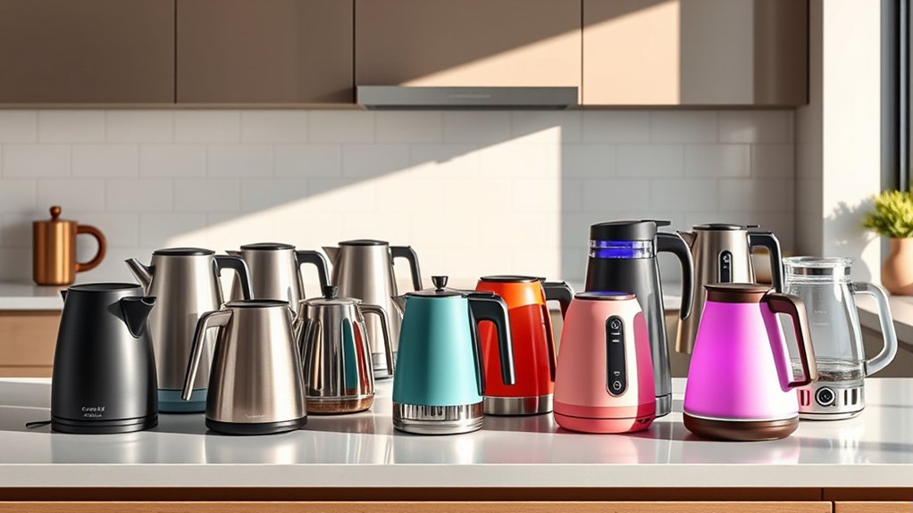 stylish electric kettles 2026