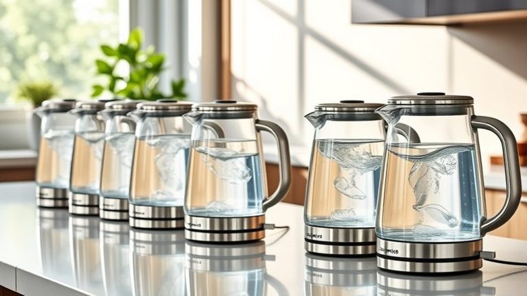 stylish glass electric kettles