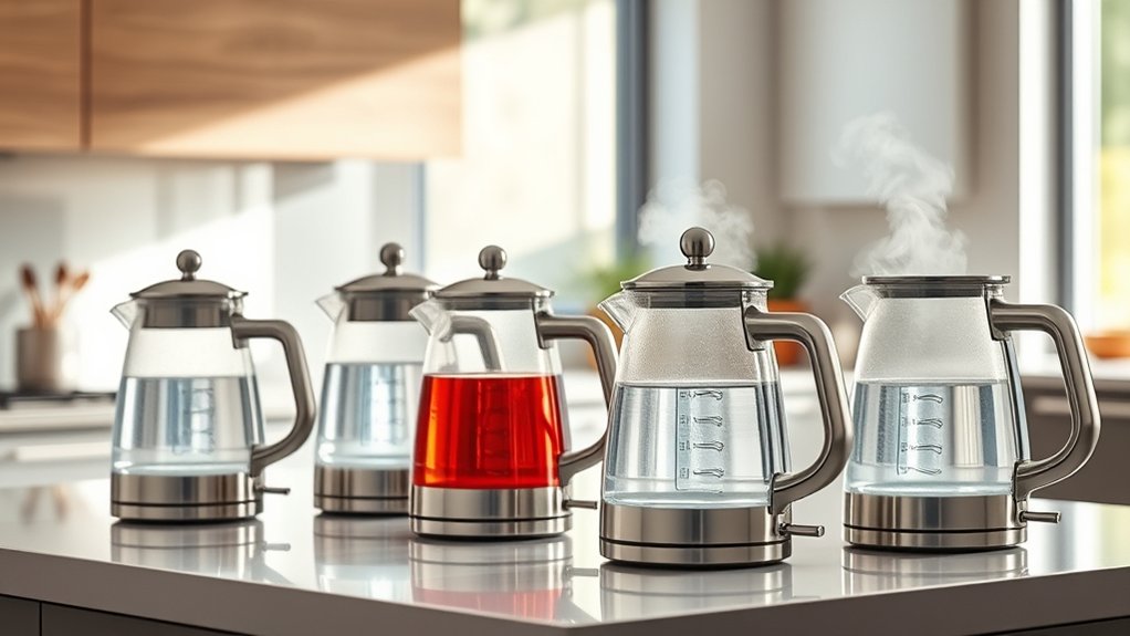 stylish glass kettles 2026