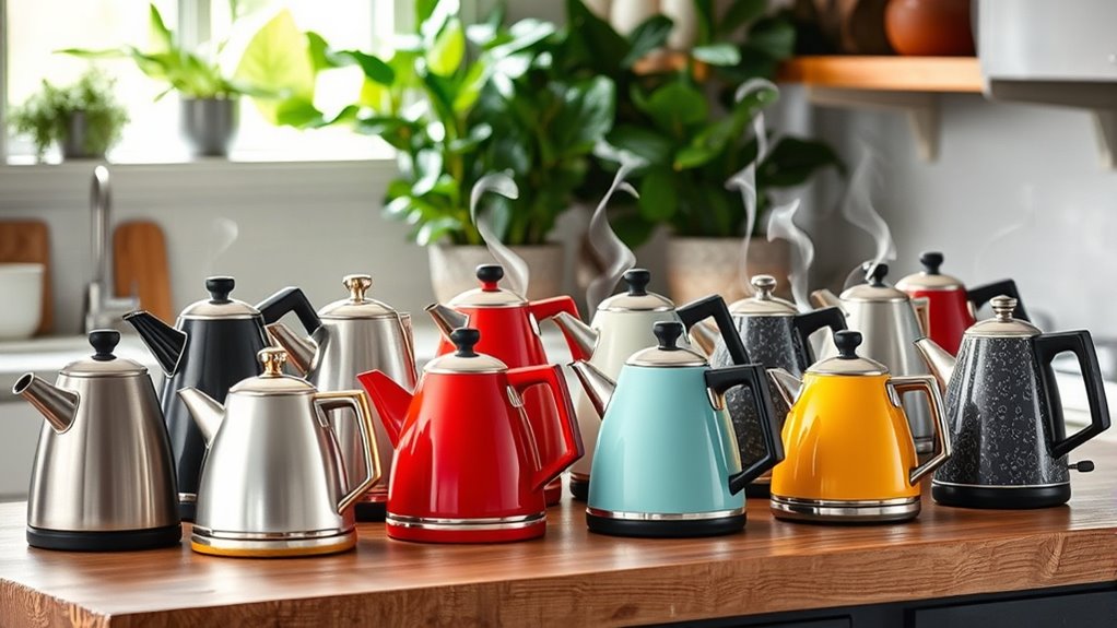 stylish kettles for kitchens