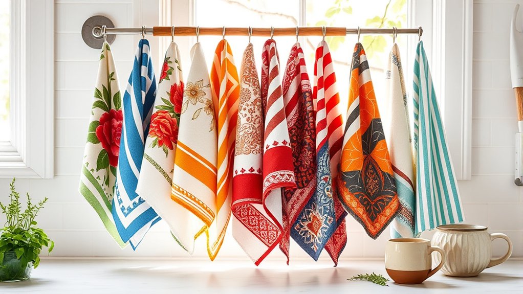 stylish kitchen tea towels